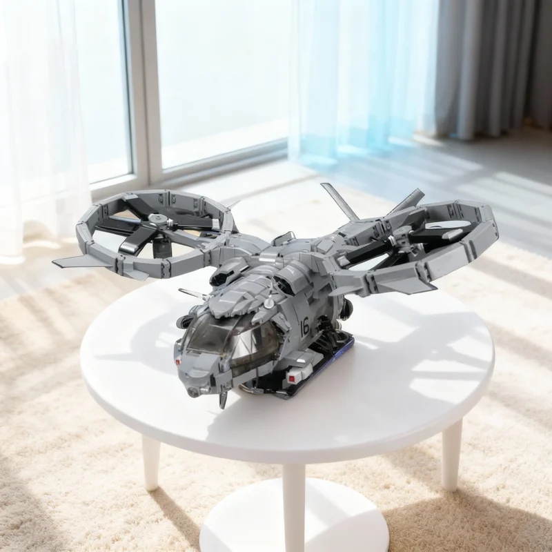 

1422 детали MOC Конструктор «Вертолет Аватар» Samson SA 2, развивающая игрушка, идея для творчества, образовательный подарок на Рождество