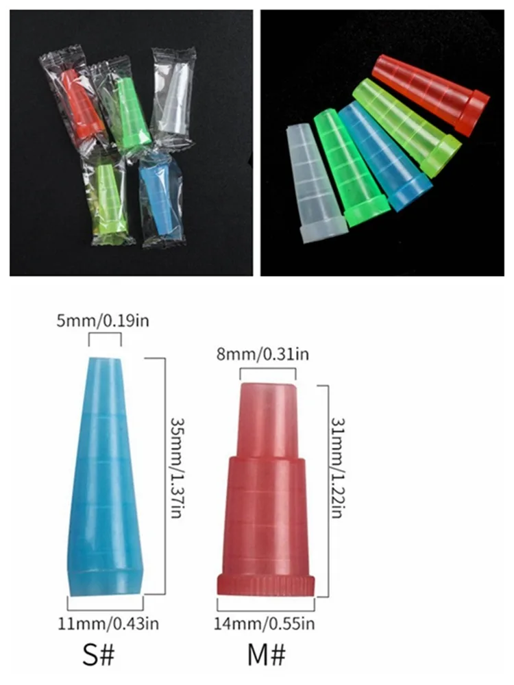 3 Types Hookah Shisha Test Finger Drip Tip Cap Cover Plastic Disposable Mouthpiece Mouth Tips for E-Hookah Water Pipe Sheesha