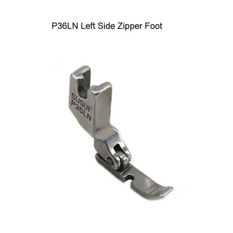 Cording Zipper Foot P36N/P36LN/T36N/T36LN Left,Right Narrow Teflon Foot High Shank for Industrial Lockstitch Sewing Machine