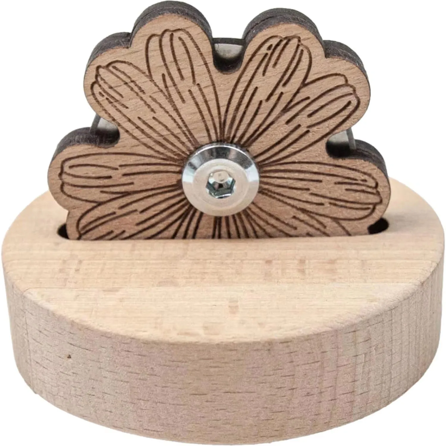 1pc Thread Cutter Tabletop Yarn Cutter with Blade Saver Blade Tool with Anti-slip Stand Wooden Sewing Tools for Quilting Sewing