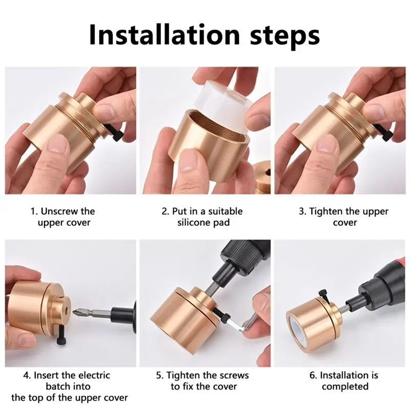 A67P-Handheld Electric Bottle Capping Machine Adjustable Screw Cap Tightening Tool For 10-50Mm Round Cap/Sprayer Cap