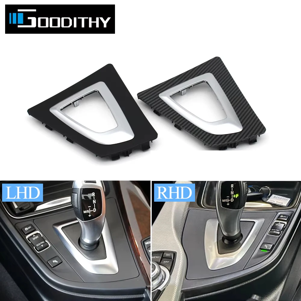 

LHD RHD Updated Shift Lever Bezel Trim Gear Selector Switch Shifter Cover For BMW 3 4 Series F30 F31 F32 F33 F34 F36 51169234131