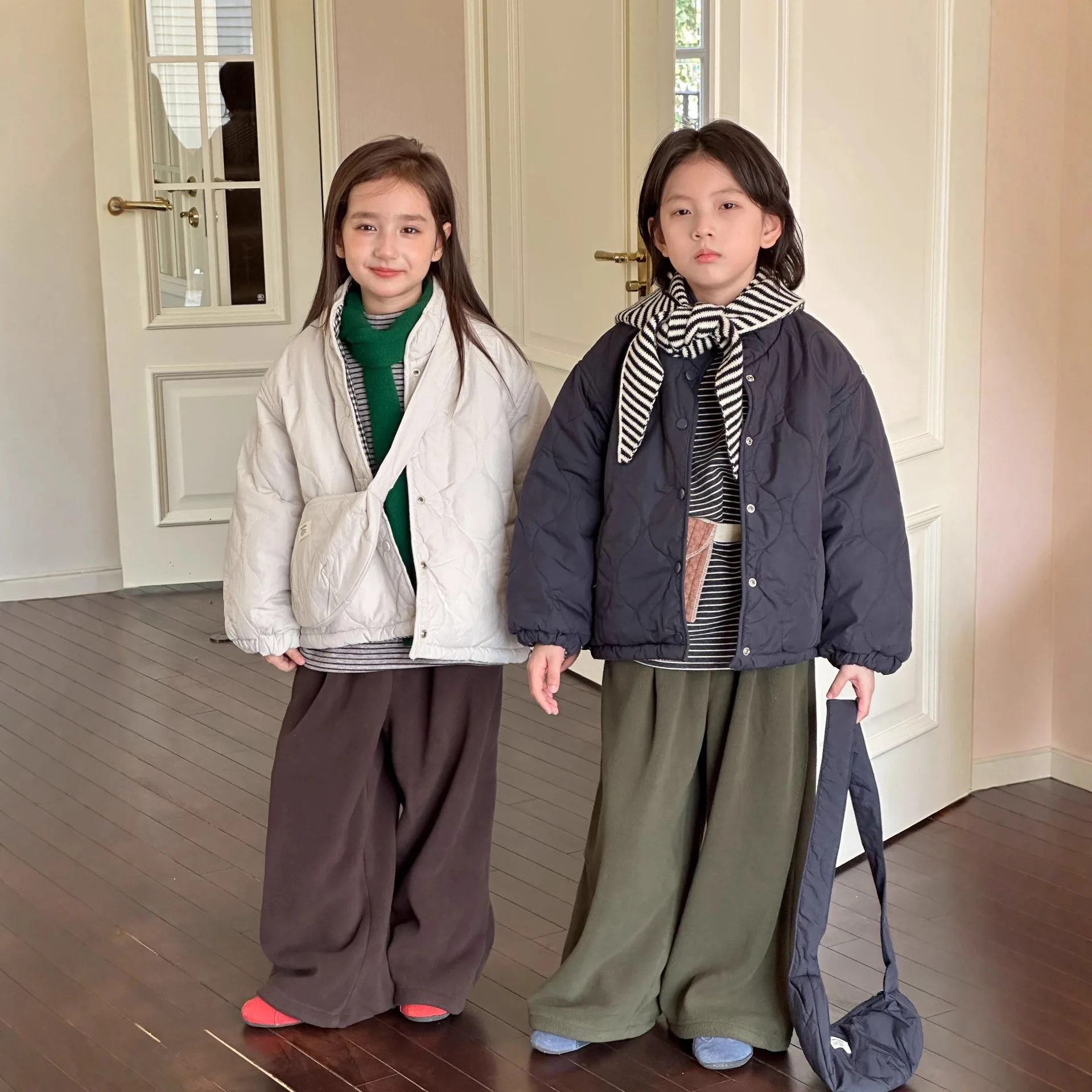 Children Clothes Kids Casual Cotton-padded Jacket 2025 Winter New Korean Style Boys Thickened Boys Warm Fashion Coat