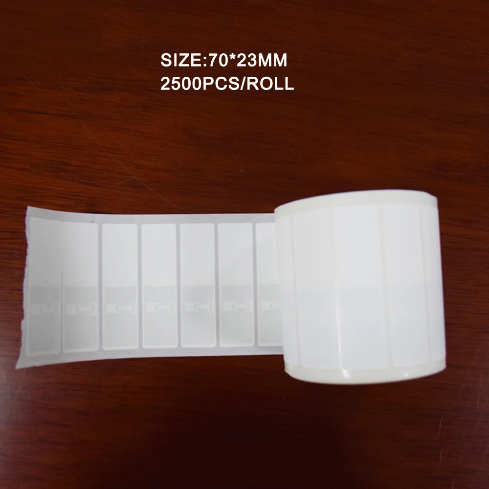 50PCS UHF RFID tag 18000-6C 860-960MHz RFID UHF Sticker Label Tag  U8 chip Electronic label 915 MHz High Quality  Smart Tags