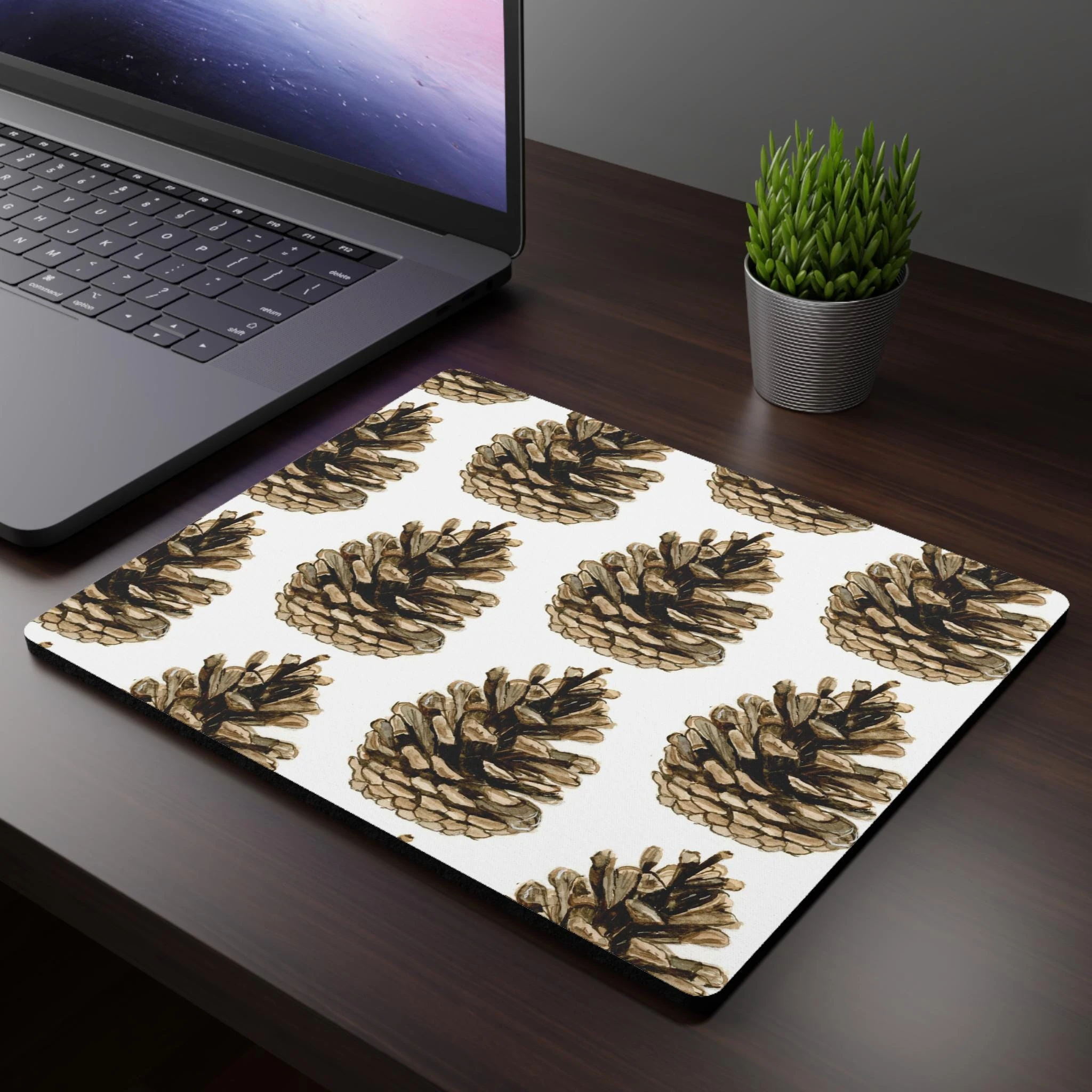 Pine Cone Mouse Pad Desk Decorating Items Mouse Pads Carpet Setup Table Office Supplies Desk Mat deskpad Mouspad Table Mat