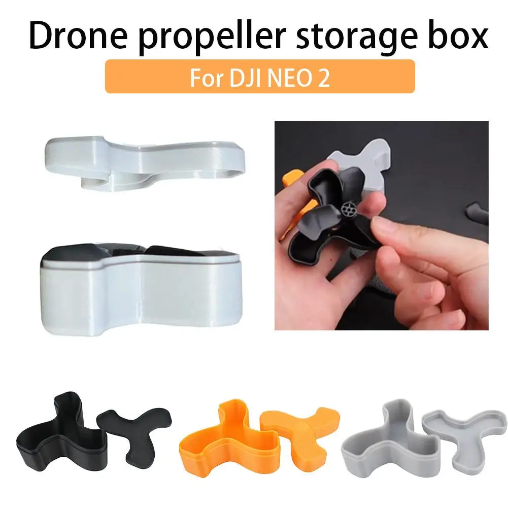 Propeller Storage Box For DJI NEO 2 Drone Propellers Scratch-resistant Organizer Protective Box For DJI NEO 2