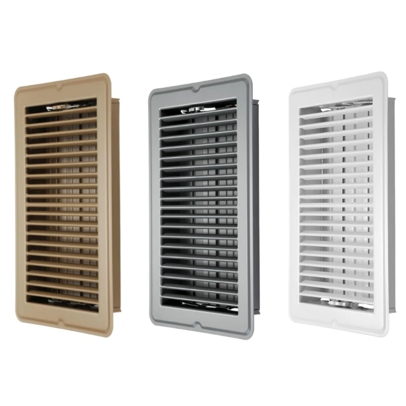 J2HB Pack of 3 4x10 Foot Steel Floor Outlet Canopies for HVAC Systems Easy Tool Complimentary Installation Permanent