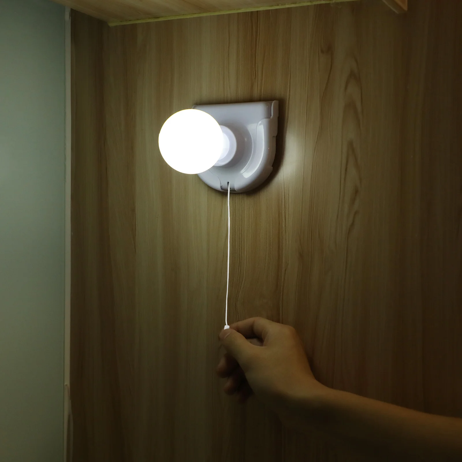 

3Pcs Pull Cord Light Switch Durable Pc Metal Wall Mount Replacement for Bathroom Light Control Indoor Use Pull Cord