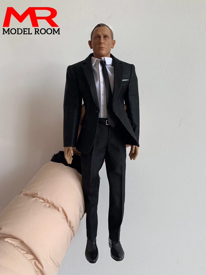 Toy center 1/6 Scale Male Business Suit Gentleman Western Style Clothes Set Fit 12'' Soldier Strong Action Figure Body Dolls