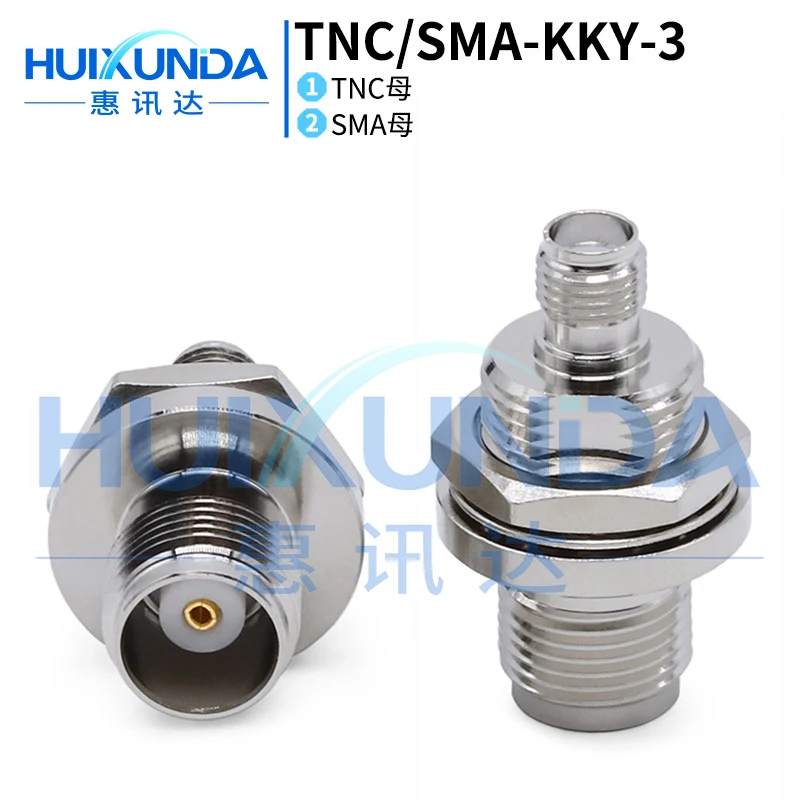 

TNC/SMA-KKY-3 TNC female to SMA female nut rear wall fixing connector SMA/TNC-KKY