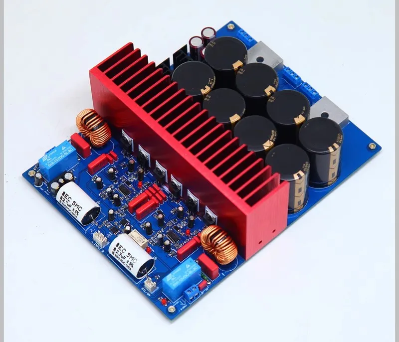 Assembled IRS2092 High-Power HiFi Class D 300W×2 Digital Power Amplifier Board Bridging Mono Function