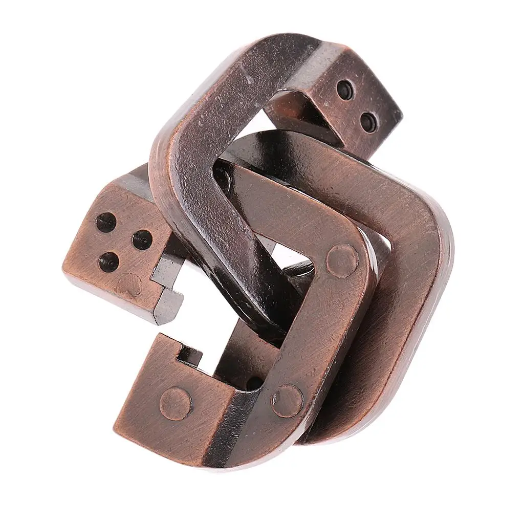 성인 어린이를 위한 클래식 IQ 금속 퍼즐 마인드 브레인 티저 퍼즐 게임 # 1