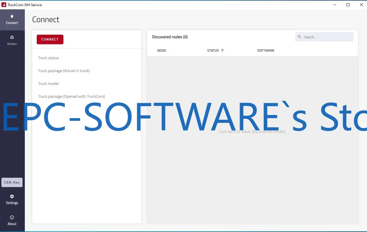 EPC-SOFTWARE BT TruckCom WH Service 0.10.0  and TruckCom Core 0.26.1 Software DVD