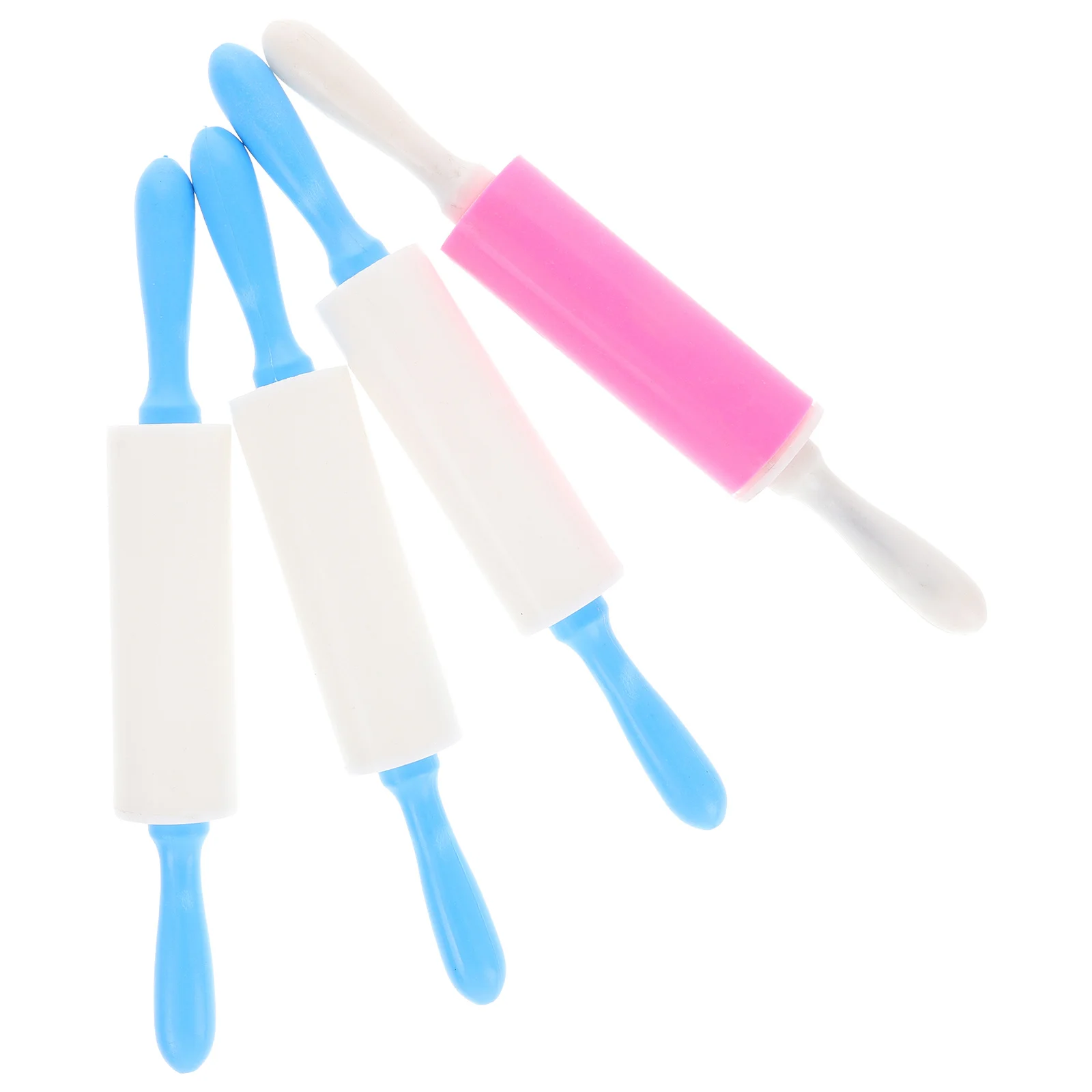 4 個 Abs 粘土ローラー子供 Diy モデリングツールセット軽量耐久性のある彫刻用品子供のクラフトアクセサリー粘土