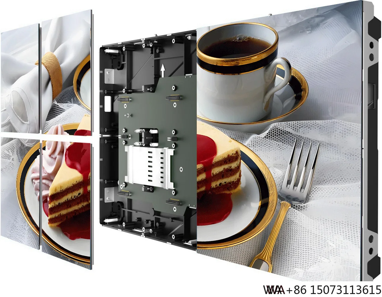 Wewnętrzny ekran LED P1.25 Ultra HD - Mały rozstaw pikseli do sal sterowniczych i konferencyjnych