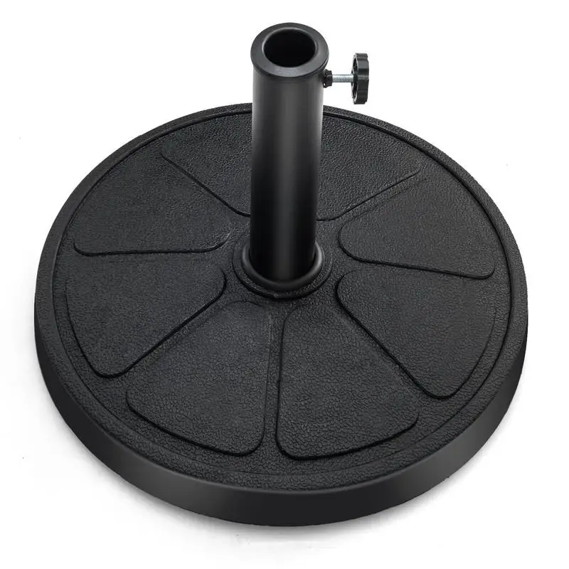 

31LBS 18 Inch Round Outdoor Umbrella Base