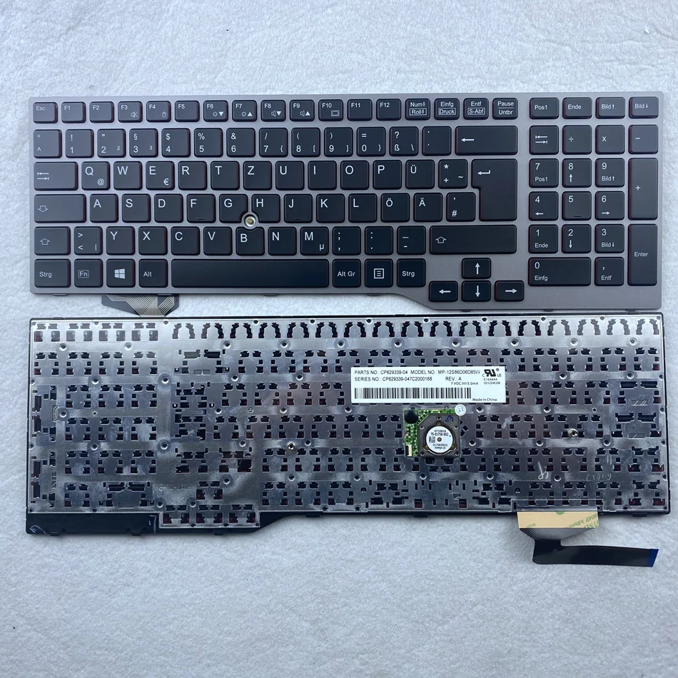 

Germany Laptop Keyboard For Fujistu CELSIUS H730 H760 H770 With Point GR Layout