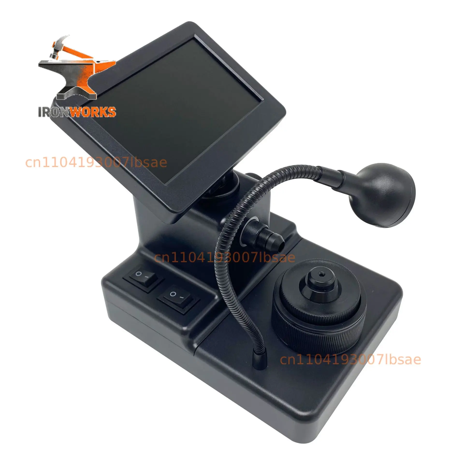 1000X Digital Diamond Girdle Viewer Microscope Camera Diamond Inscription Viewer with 4.3Inch LCD Screen Properties Observer