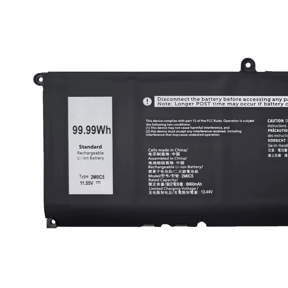 CP Laptop Battery KV690 2M0C5 JXM4G F5HR2 9FTVV WPYCV 11.55V/8399mAh/99.5Wh For Precision 5680 5690 Series Notebook