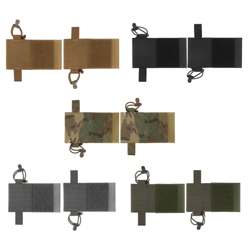 Tactically Vest Side Elastic Radios Holder Magazine Bag Interphone Hanging Bag Outdoor Hunting Accessories