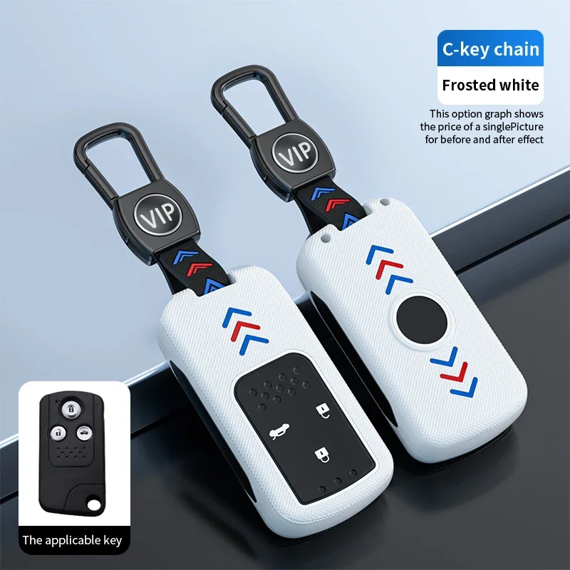 For Honda CRV Fit Shuttle Fried Freed Spike StepWGN RG1 Spada CRZ Shell Holder Keychain 2/3Buttons Car Key Fob Case Cover