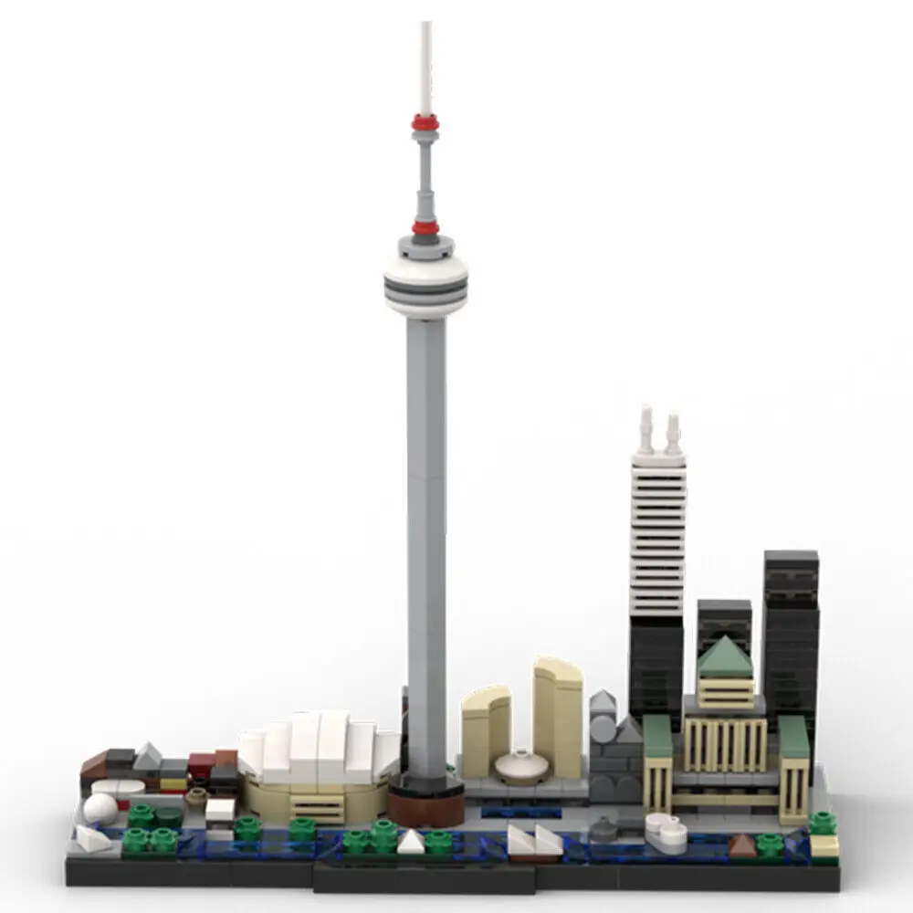 

Toronto - City Architecture Skyline Model Building Toys Set 429 Pieces MOC Build