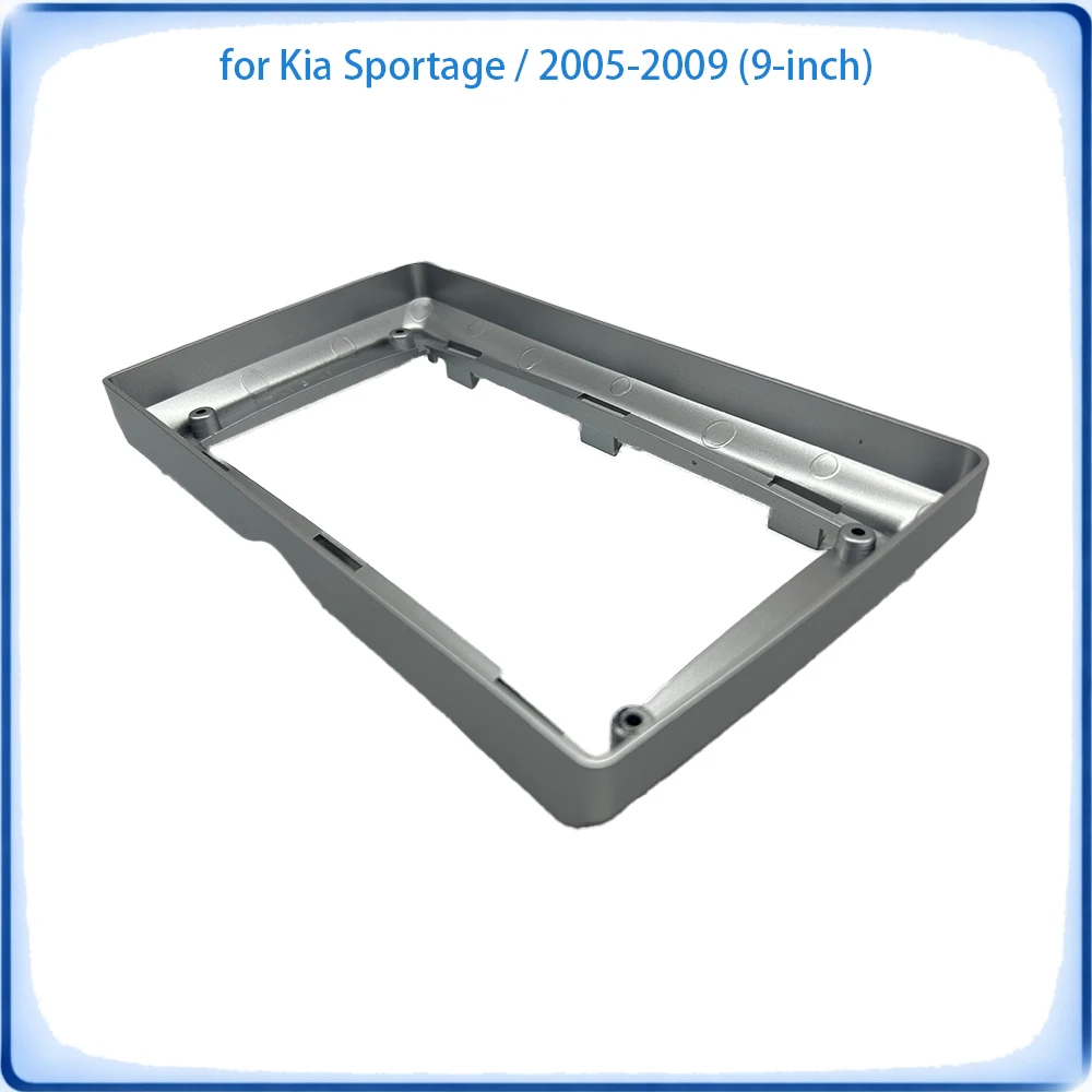 Car Radio Small Fascia Frame For Kia Sportage 2005-2009 9 inch Wiring Harness Power Cable Car Accessories Plug & Play