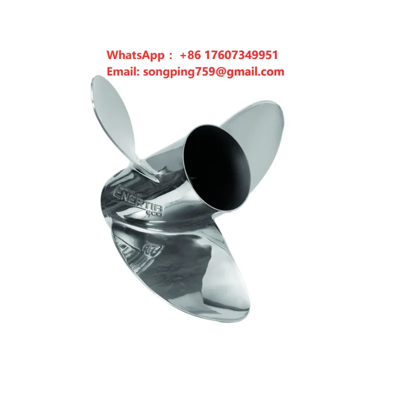 Genuine Mecury Outboard Motor Parts MERCRY 8M0151251 Enertia ECO 3-Blade Stainless Steel Propeller, 16