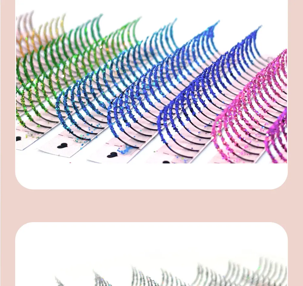 NAGARAKU glitter colors eyelash extension