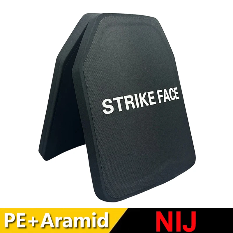10x12 Inch Light Tactical UHMWPE+Aramid plug-in board NIJ backpack deck defense shield self-defense