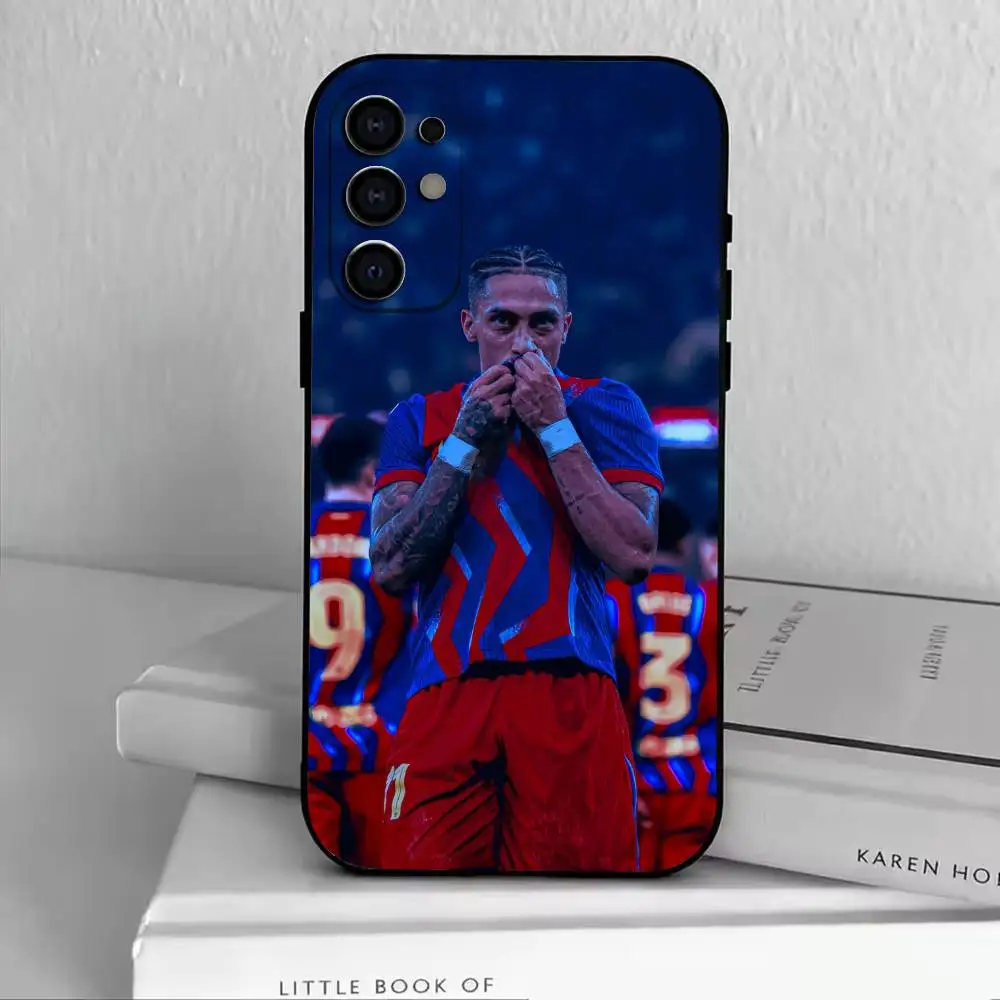 B-Brazil R-Raphinhas  Phone Case Black Silicone Soft For Samsung S25,S24,S21,S22,S23,S30,Ultra,S20,Plus,Fe,Lite
