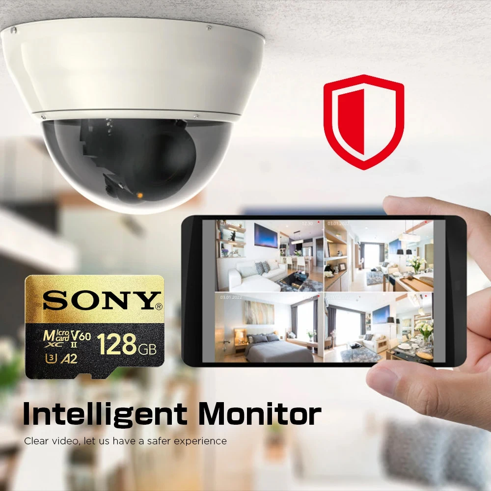 S ONY SD Card 1TB Class 10, U3, A2 4K Ultra HD Flash memory card 150MB/s Read Perfect for Phone Camera Drone Secure Data Stor