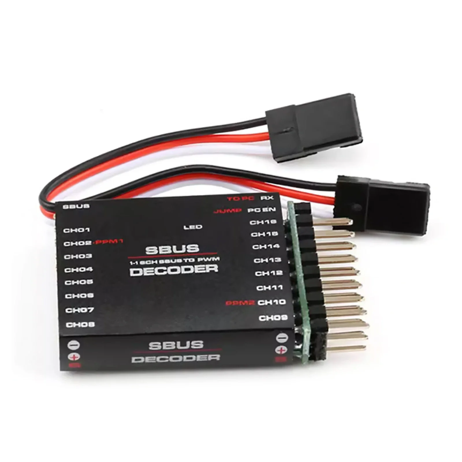 SBUS to PWM / PPM Decoder 16CH Supporting Computer Side Settings For Frsky X8R RXSR Receiver Remote Control Radio PWM Converters