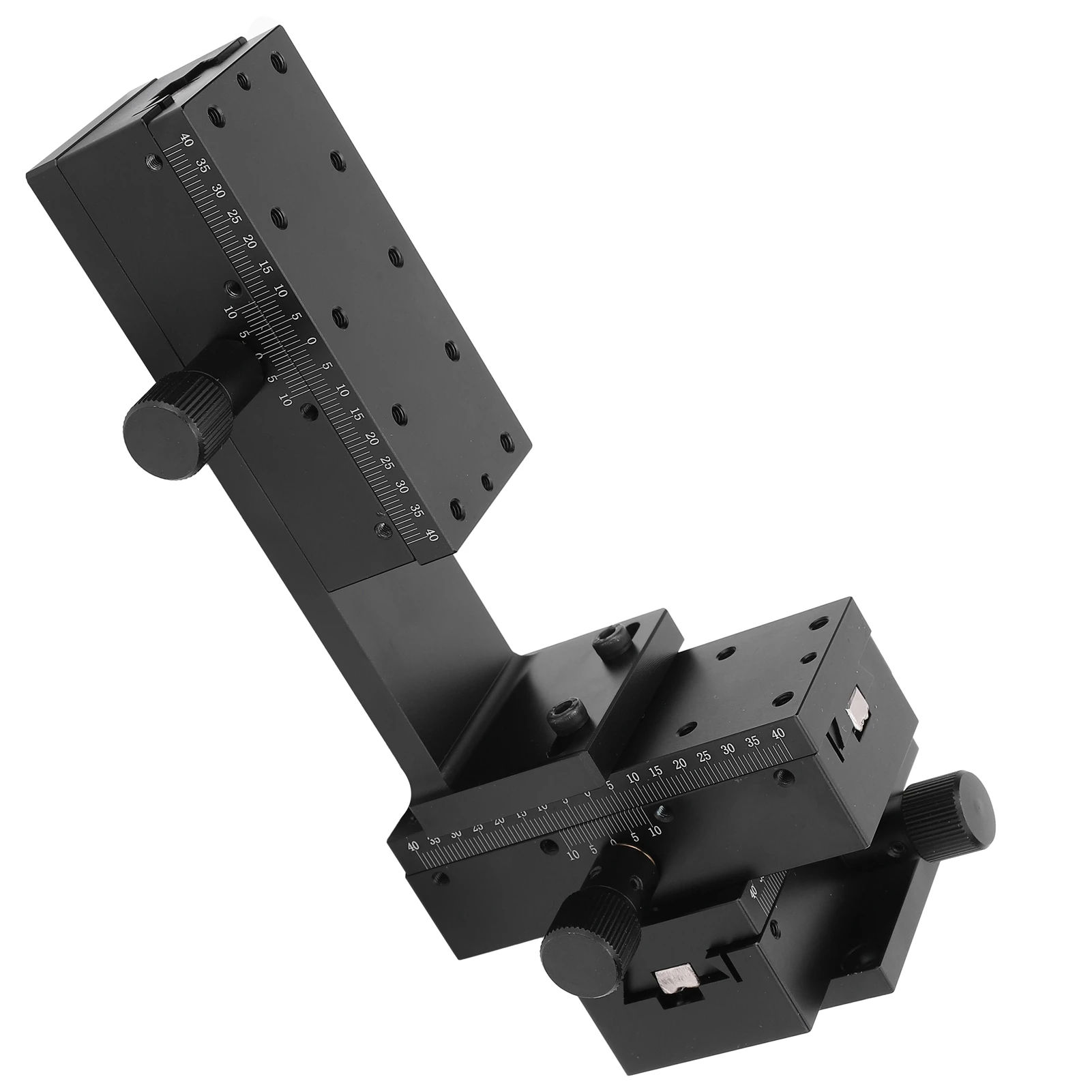 선형 변환 스테이지 수동 트리밍 XYZ 축 더브테일 홈 유형 장비용 고정밀 98N 하중 베어링