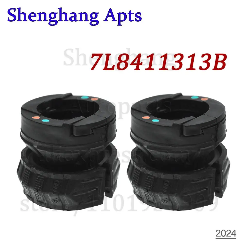 4pcs Rubber Bearing Stabilizer Bar Rubber 7L8411313B,7L0411313K,95534379261 For Audi Q7 06-15 Volkswagen Touareg Porsche Cayenne