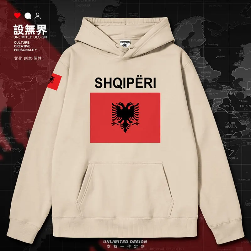 Albania Country mens hoodies long sleeve sports casual crewneck sweatshirt new Coat white pullovers men autumn winter clothes