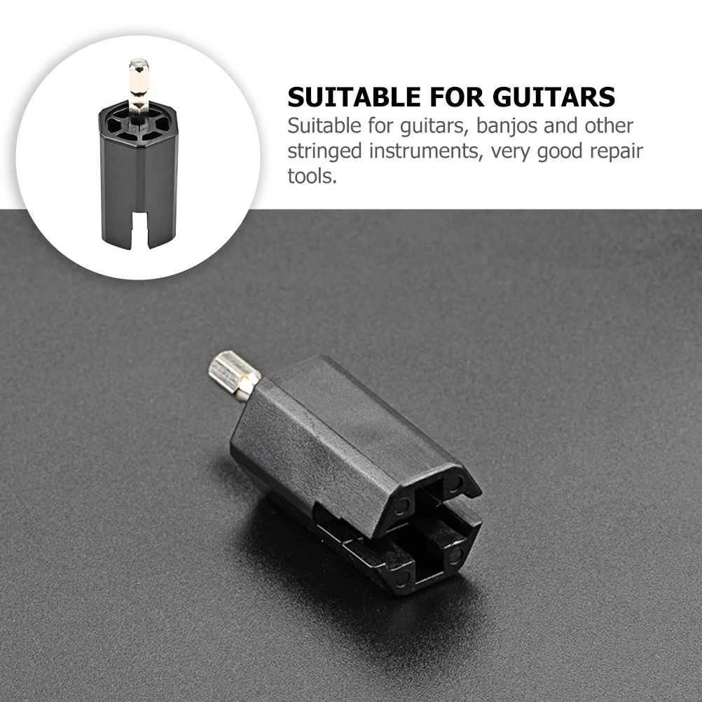 

Electric Guitar String Winder Plug Manual Guitar String Changer Tool Fast Replacement for Acoustic Bass Banjo Metal Winder Plug