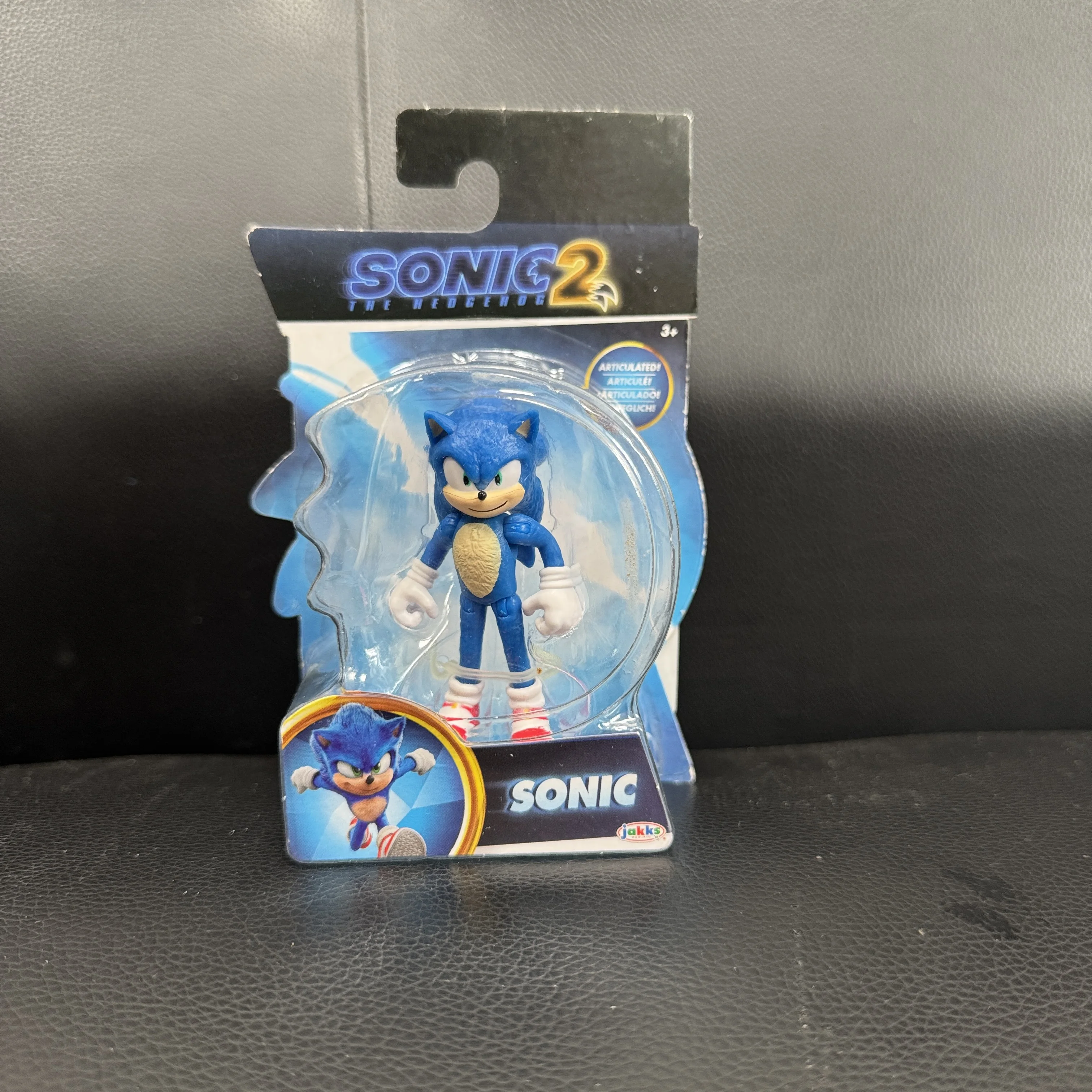 Authentic Sonic The Hedgehog: The Movie 2.5-inch Articulated Action Figure Collectible Toy view 3