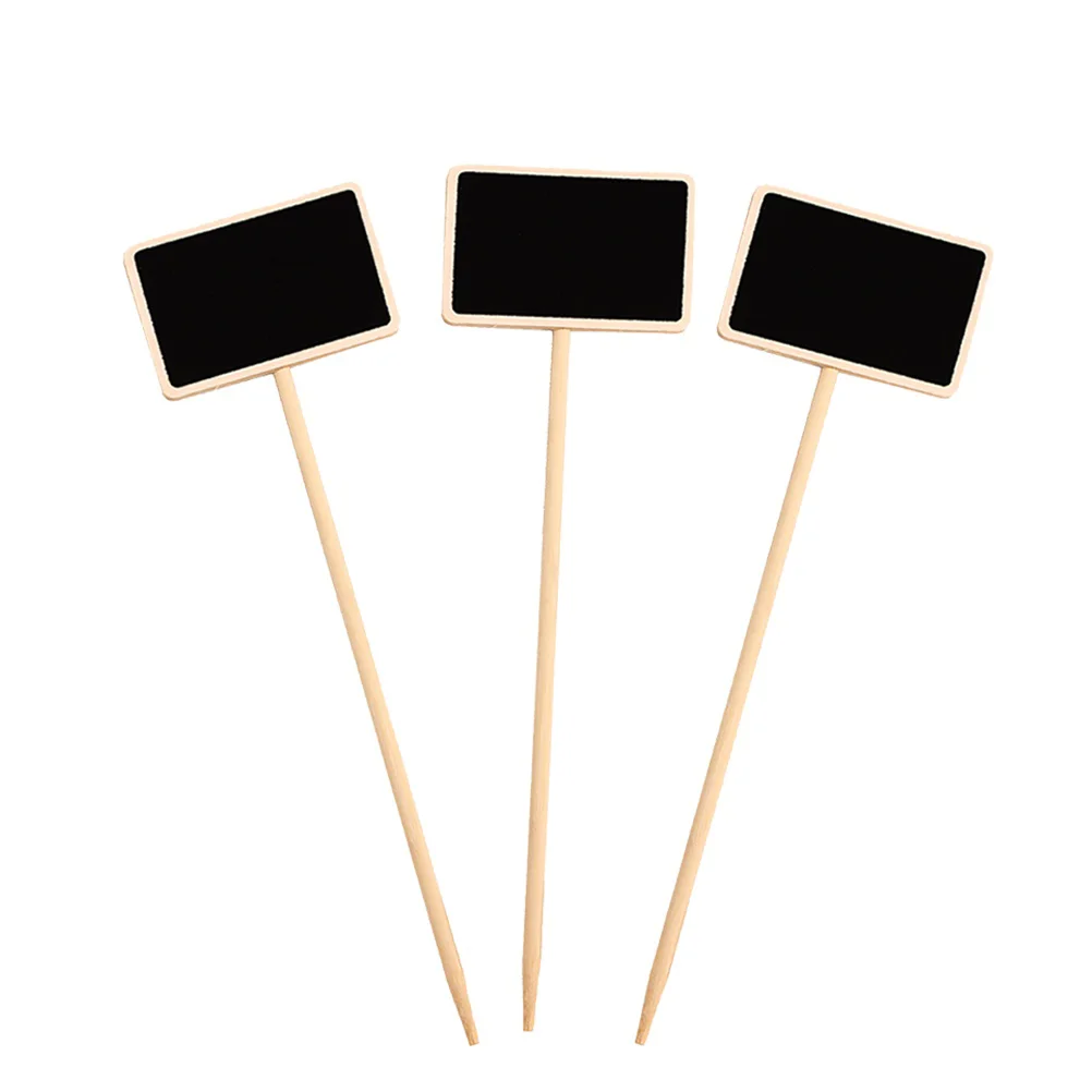 10PCS Mini Chalkboard Blackboard Message Board Home Decoration DIY Accessories Mini Wooden Blackboard