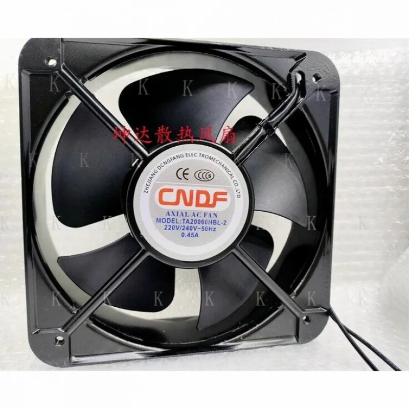 C  FOR  CNDF TA20060HBL-2 220V 0.45A 20060 20CM Dual Ball Cooling Fan