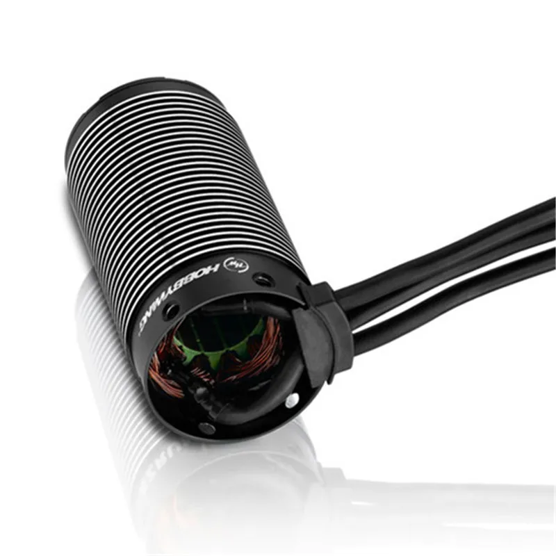 Hobbywing ESC MAX6 V3 160A Brushless + 5687SL 1100KV Motor Set for Light Load RC Models for 1/5th 1/6th Hobbyists