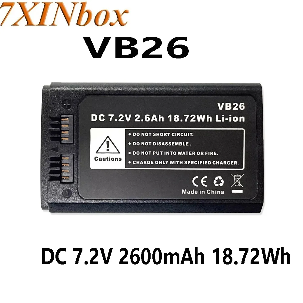 

7XINbox VB26 7.2V 18.72Wh 2600mAh lithium-ion battery for Godox V1 V860III AD100PRO flash