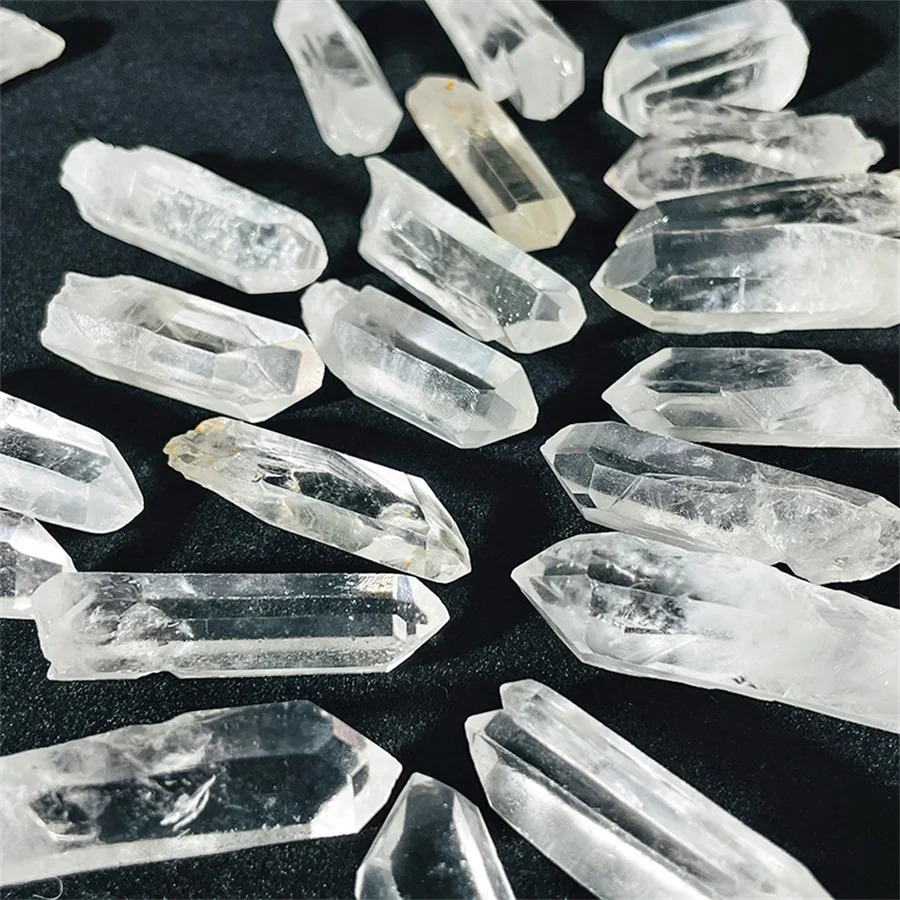 50g/100g Natural Clear Quartz Crystal, Clear Quartz Crystal Point,Free Standing Crystal,Imperfect Bulk Crystals White Quartz