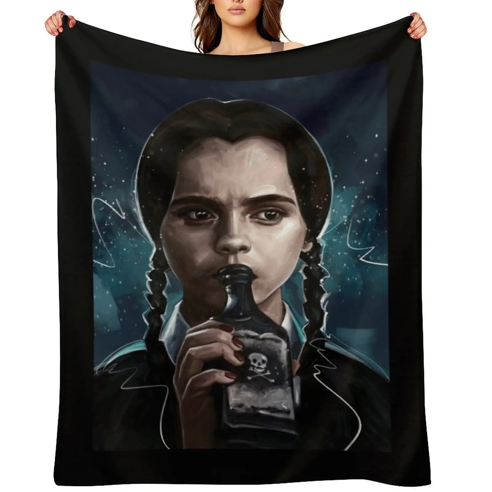 

Day Gifts Adams Family Cute Graphic Gift Throw Blanket Soft Beds Blankets Sofas Of Decoration Thermal Single Blankets