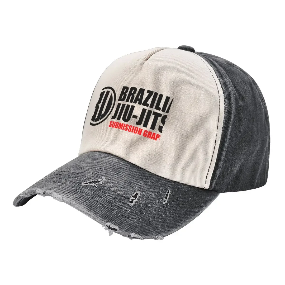 BJJ - Brazilian Jiu-Jitsu - Submission Grappling - White Baseball Cap Icon Sports Cap western Hat Caps Male Women's