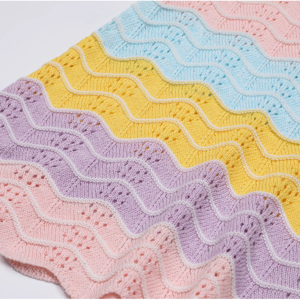 High Quality Summer New Knitted Hollow Out Slimming Long Sleeved Top Knitted Sweater Jacket+suspender Dress Women's Set