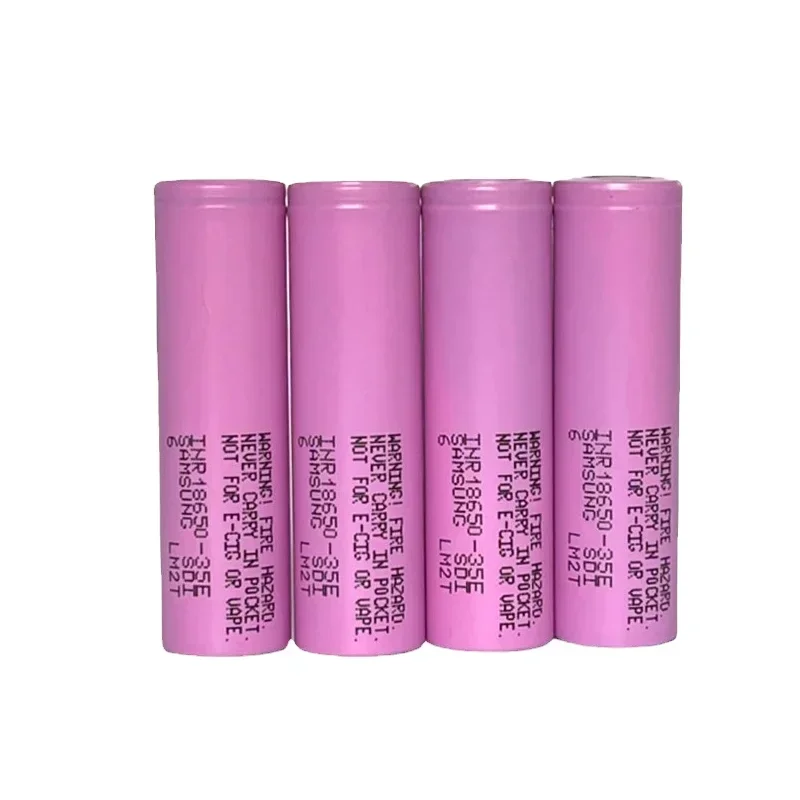 18650 battery 3500mAh rechargeable 25A discharge 3.7V18650 35E lithium battery suitable for screwdriver flashlight electric toys