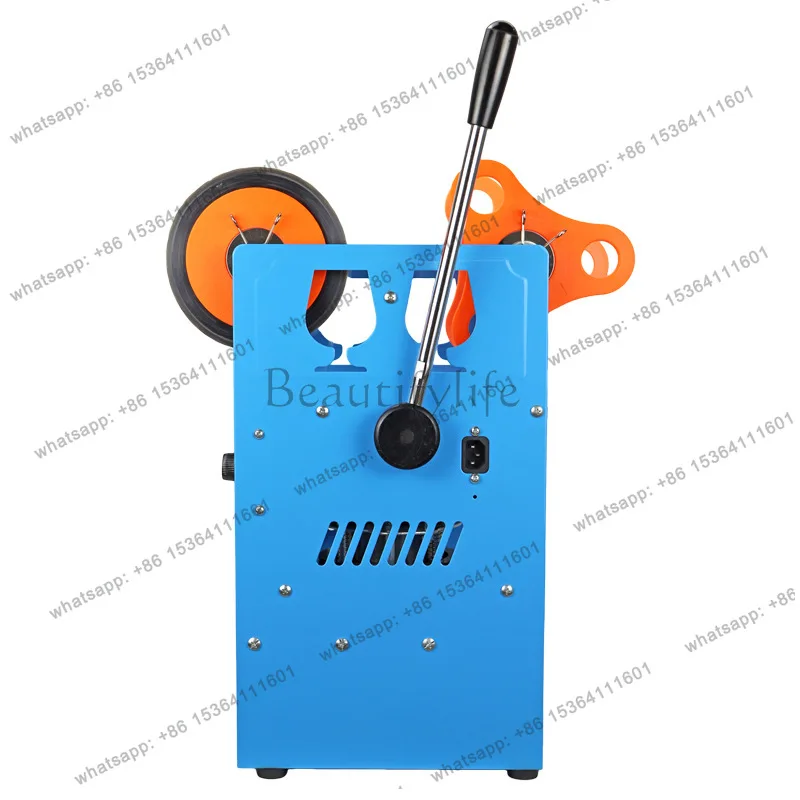 Manual commercial D8 breakfast shop soy milk sealing paper cup plastic hand pressure cup sealing machine