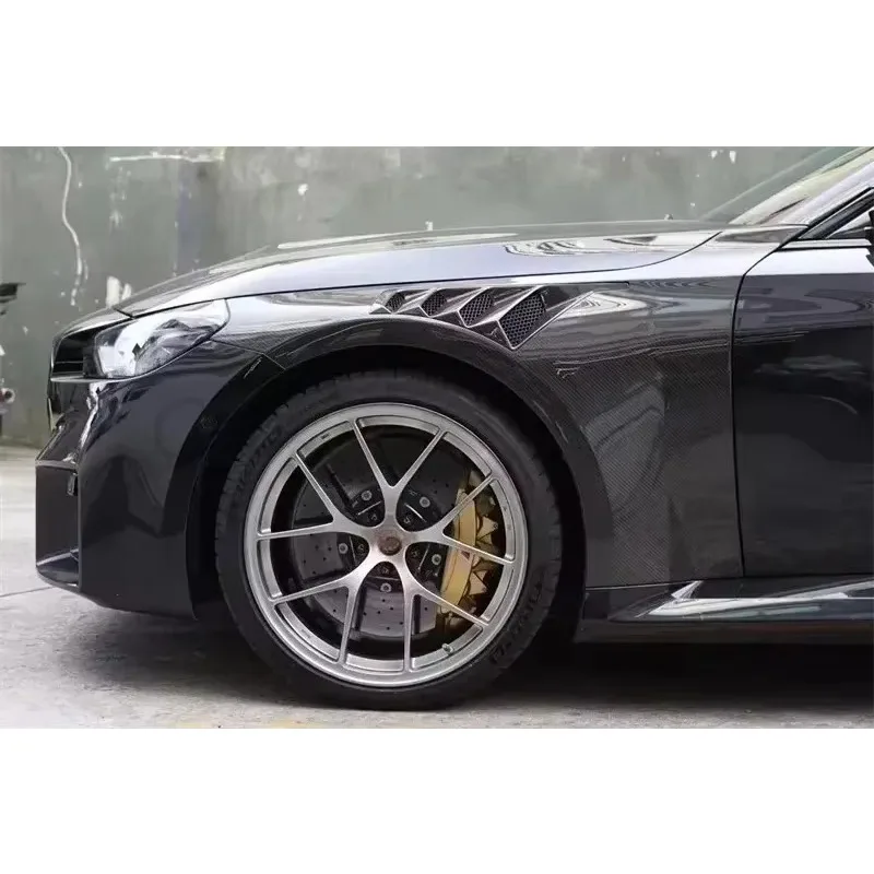 

For BMW M2 G87 Real Dry Carbon Fiber 2023+ Fender Wing Panel Mudguard Direct Sales Front Bumper Diffuser Spoiler Body Kits