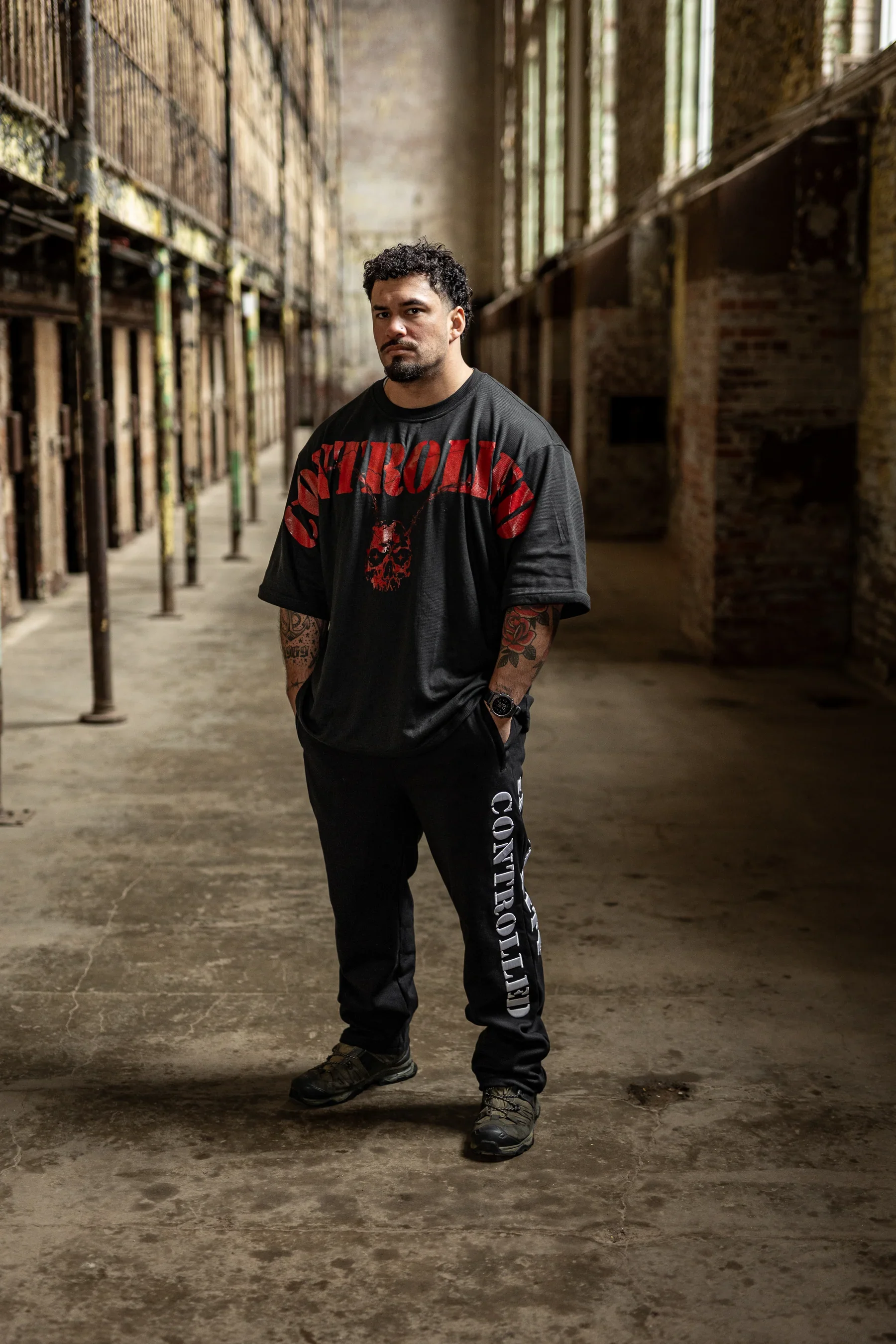 Plus Size Men 2 Pieces Tracksuit Skull Letter Print Oversize Short Sleeve Tee And Sweatpants Casual Streetwear Gym Outfit Suit